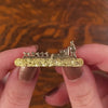 Vintage Sled Dog Brooch of 14k & 18k Gold