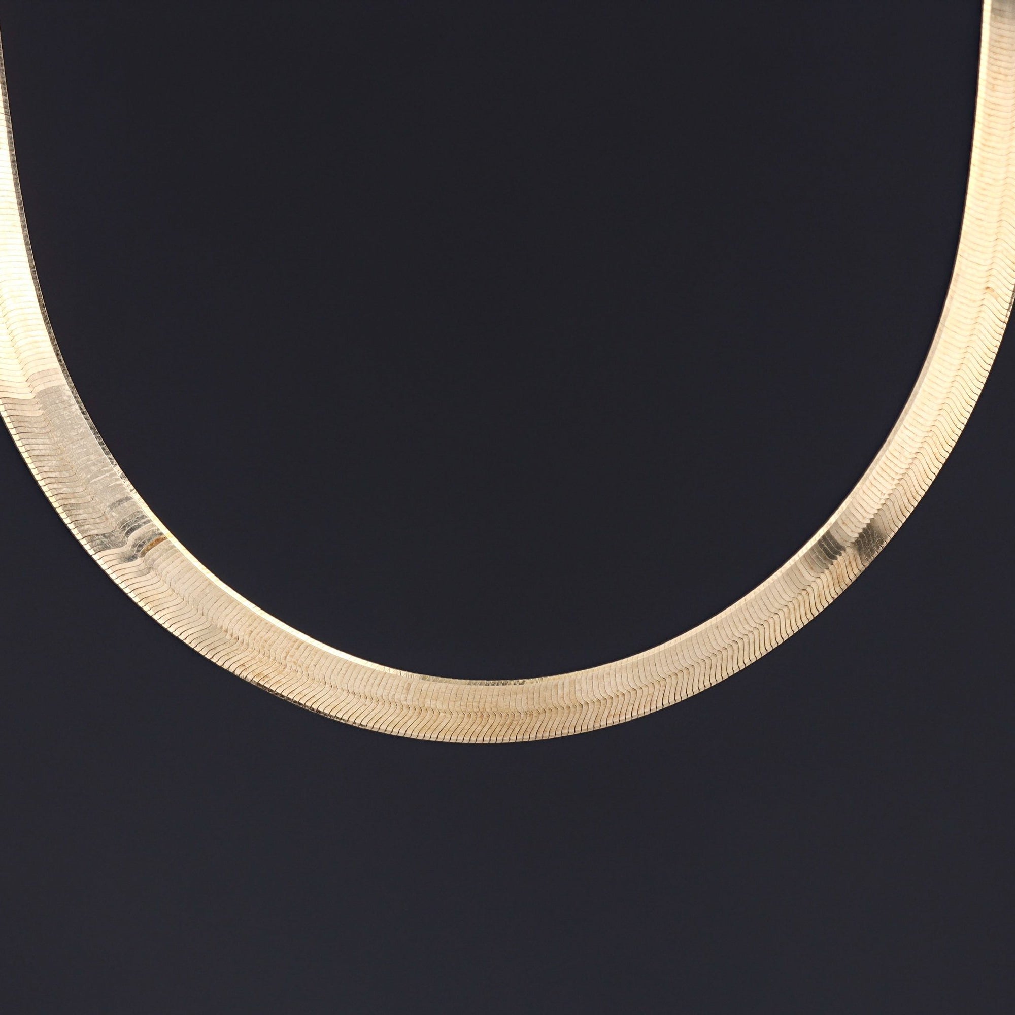 10k Gold Chain | Vintage 10k Chain | Herringbone Chain | Vintage Herringbone Chain