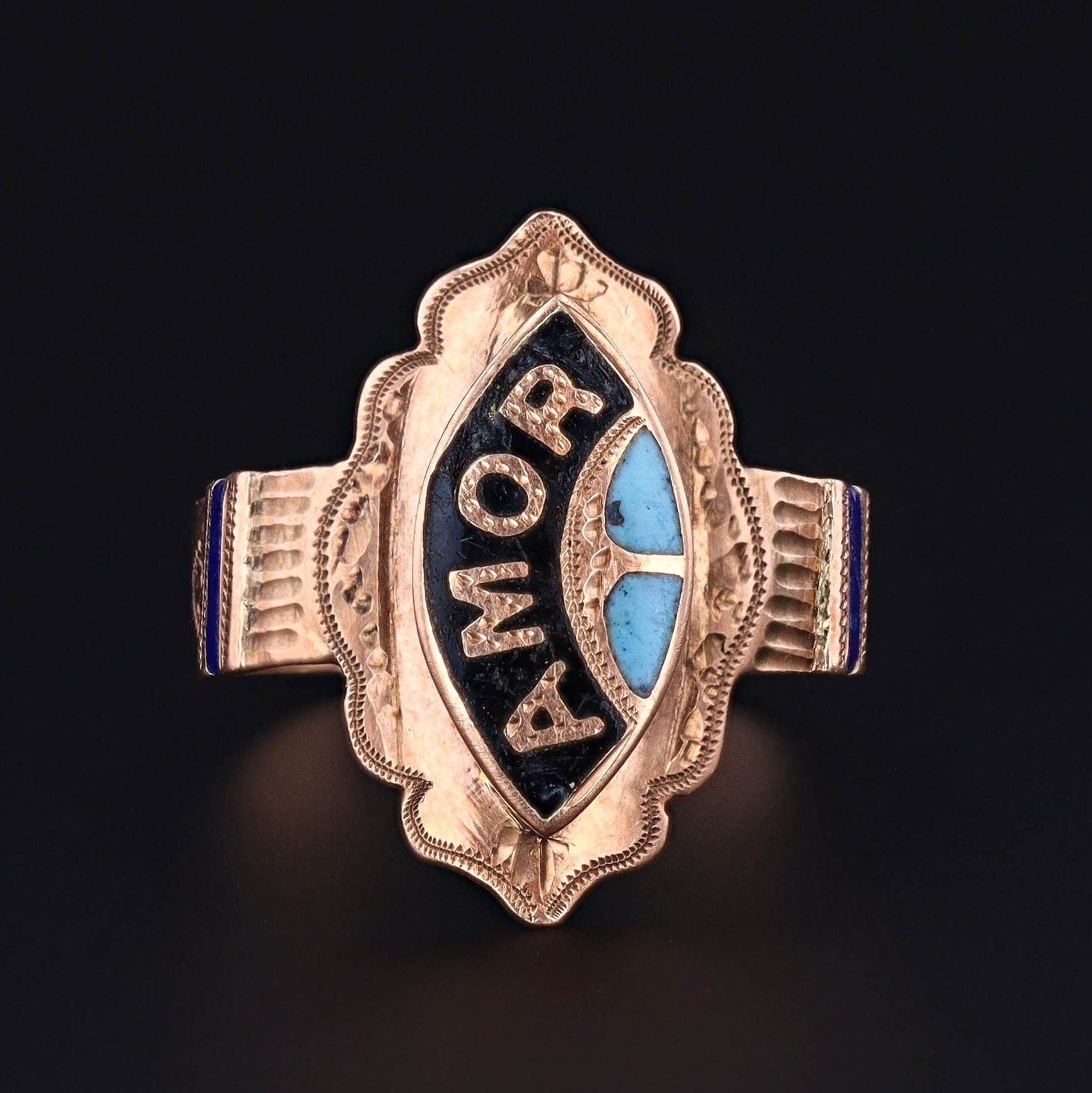 Antique Amor Ring | Antique Love Token Ring 