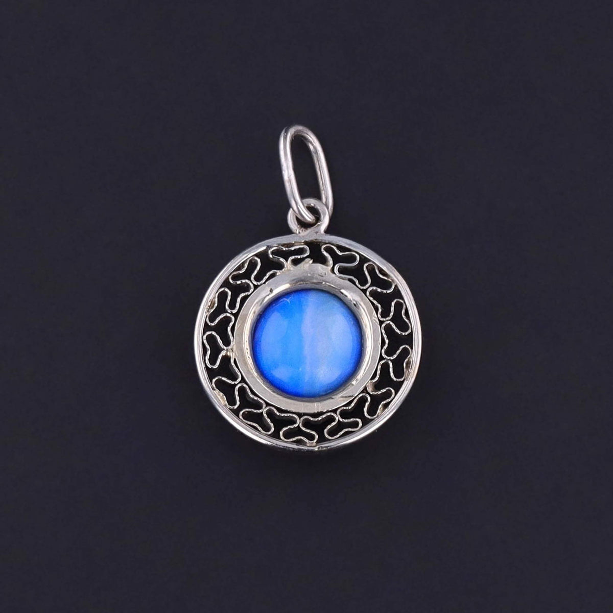 Antique Opal Charm of 18k Gold