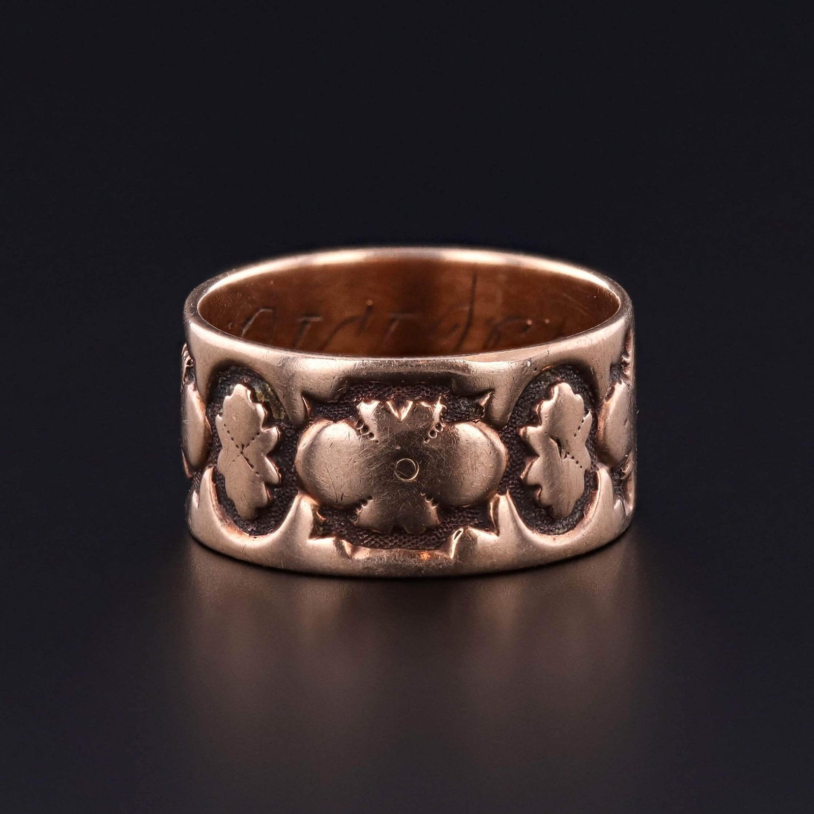 Antique Cigar Band of 10k Gold