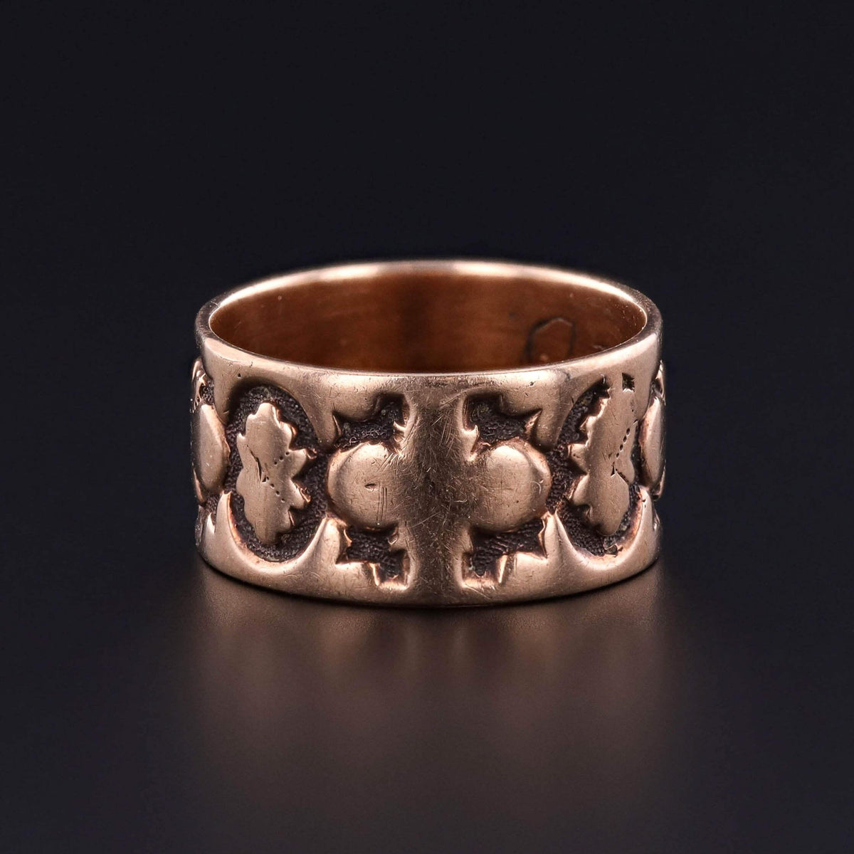 Antique Cigar Band of 10k Gold