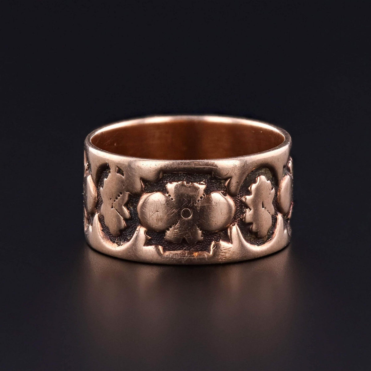 Antique Cigar Band of 10k Gold