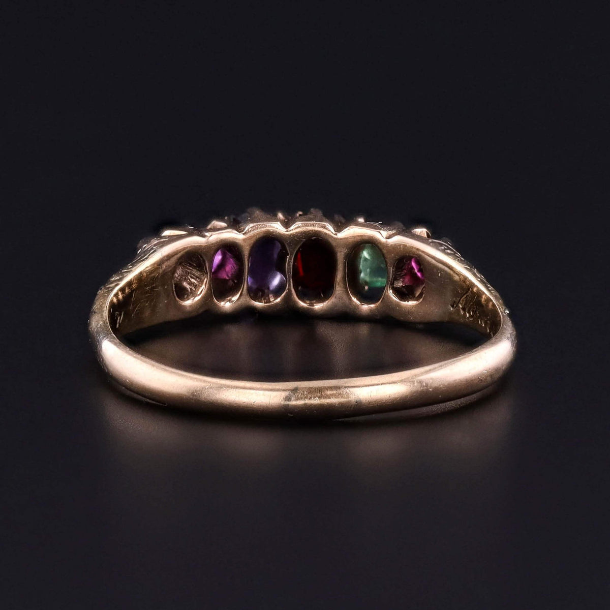 Antique REGARD Ring of 12k Gold