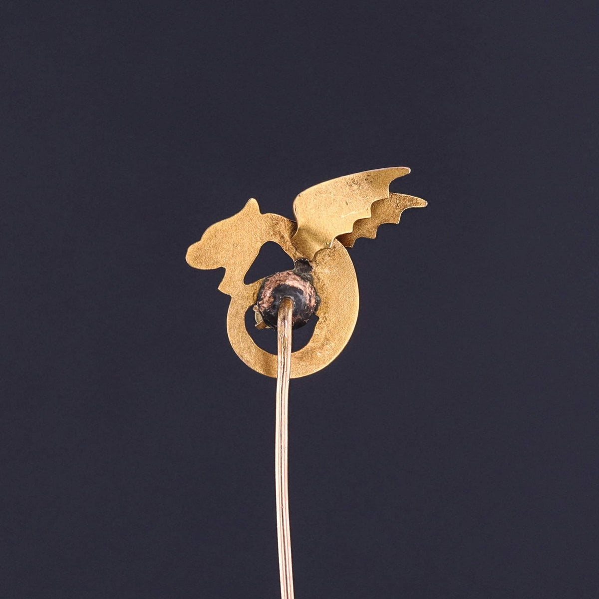 Antique Dragon Stickpin of 10k Gold