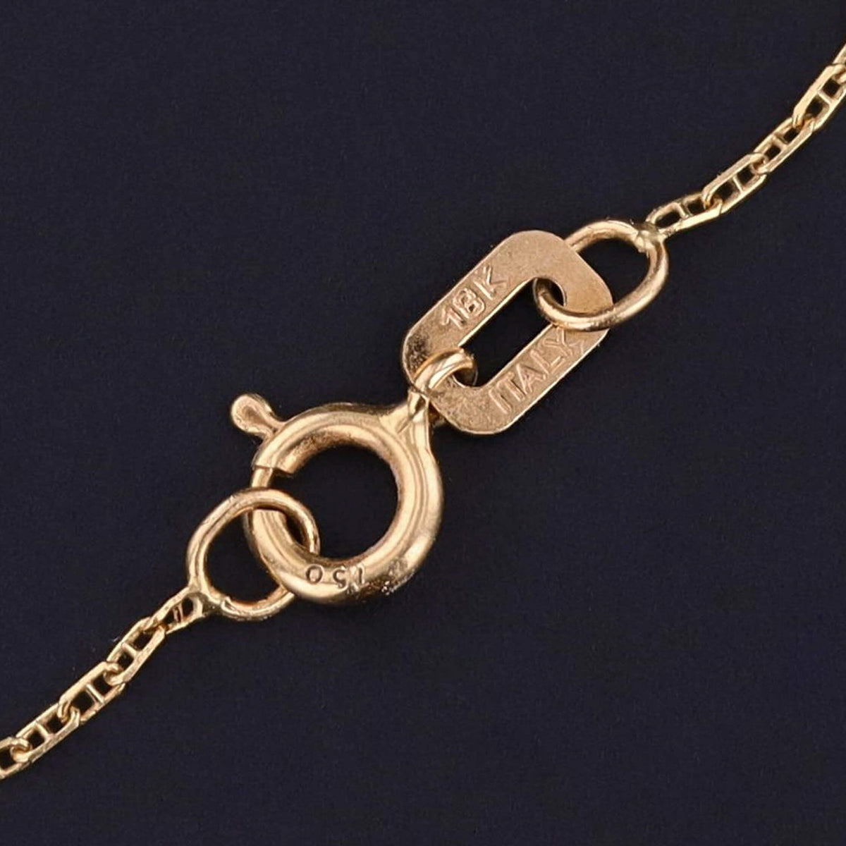 Antique Pearl and Sapphire Necklace of 18k Gold