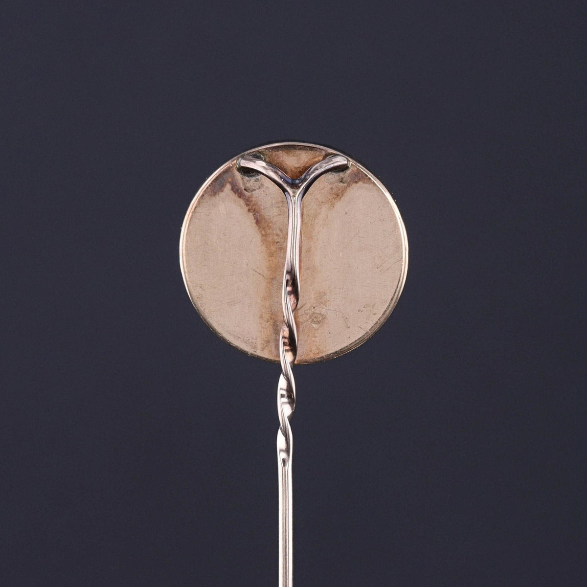 American Eskimo or Pomeranian Dog Stickpin - Trademark Antiques