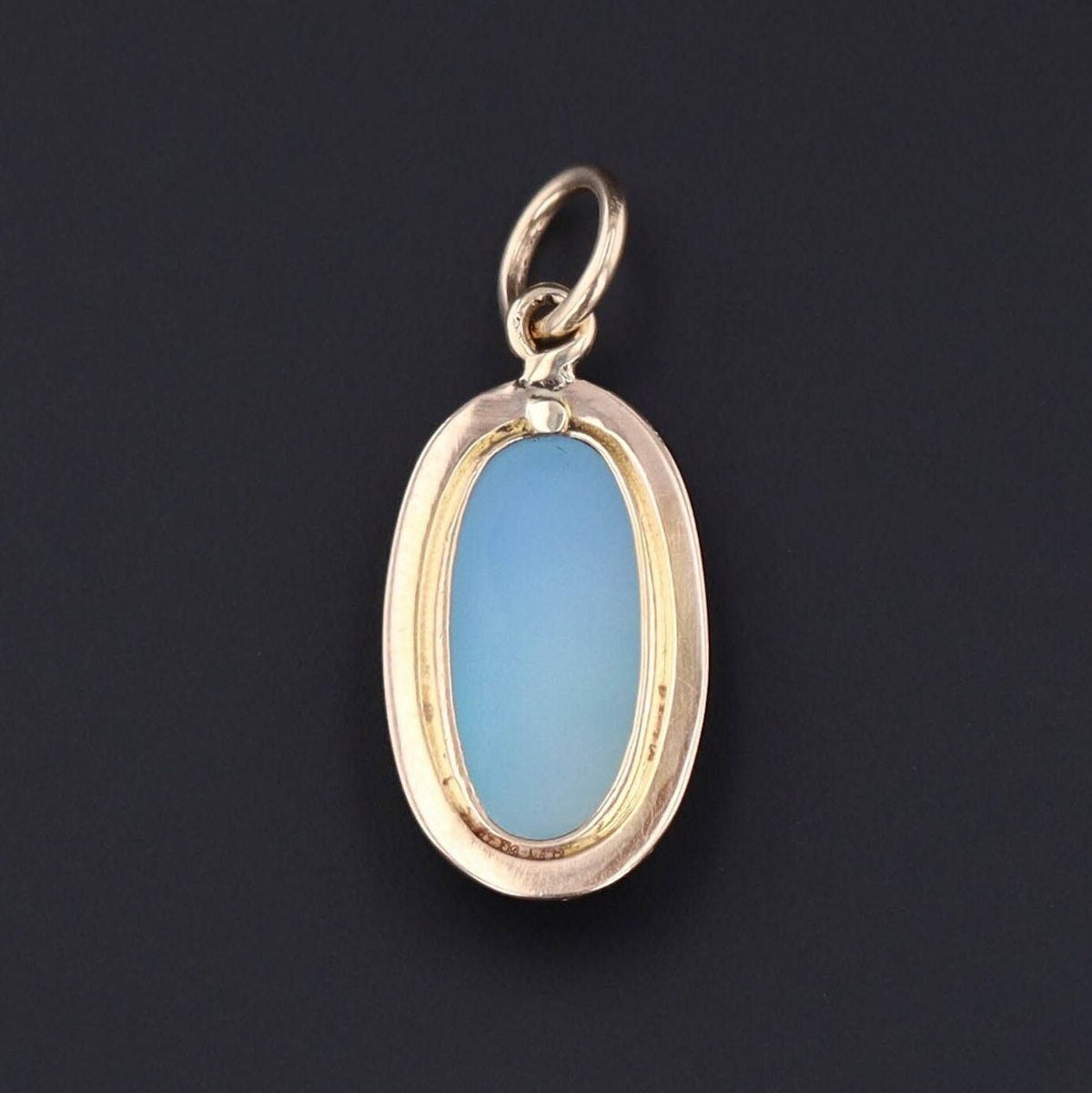 Antique Agate Cameo Pendant of 10k Gold - Trademark Antiques