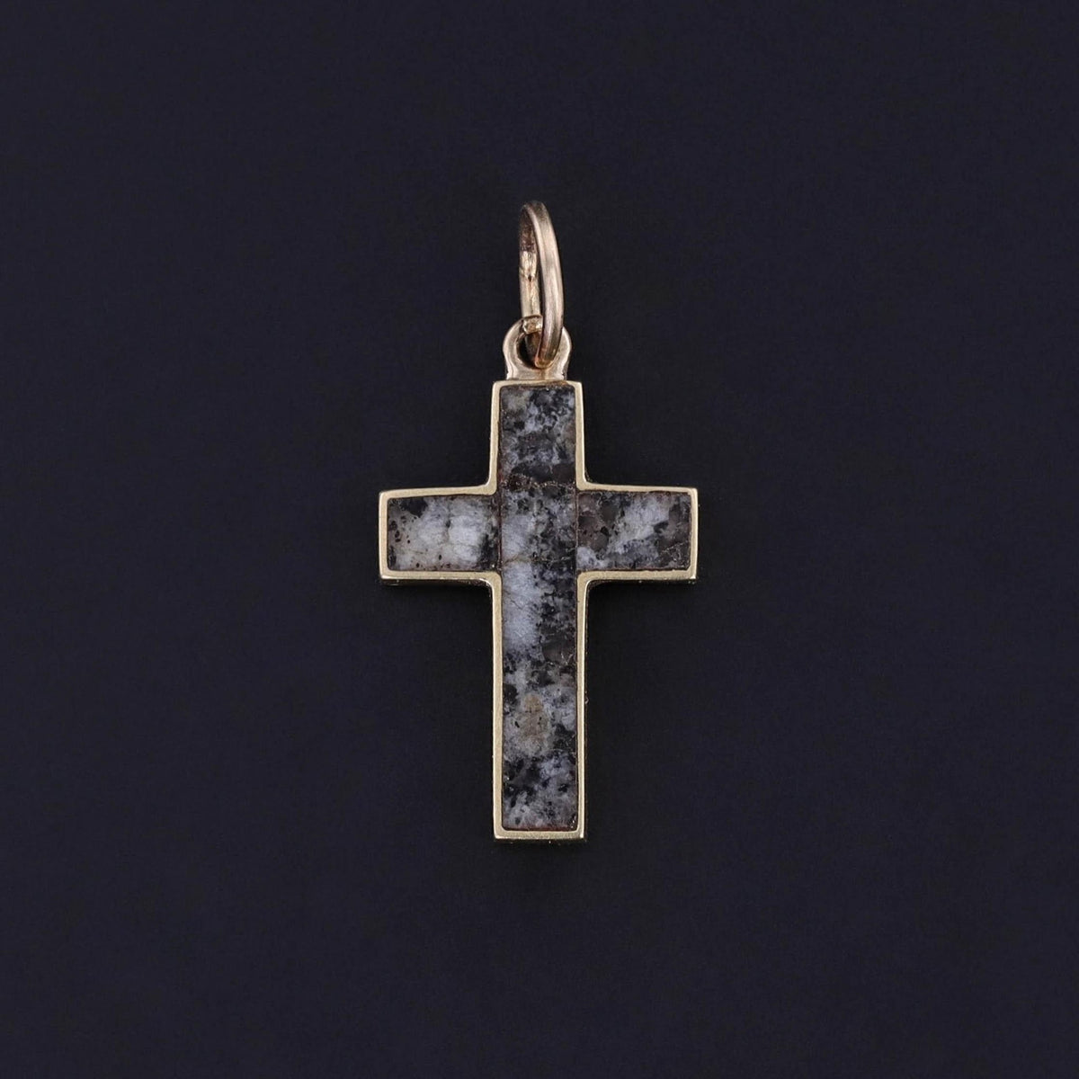Antique Agate Cross of 15ct Gold - Trademark Antiques