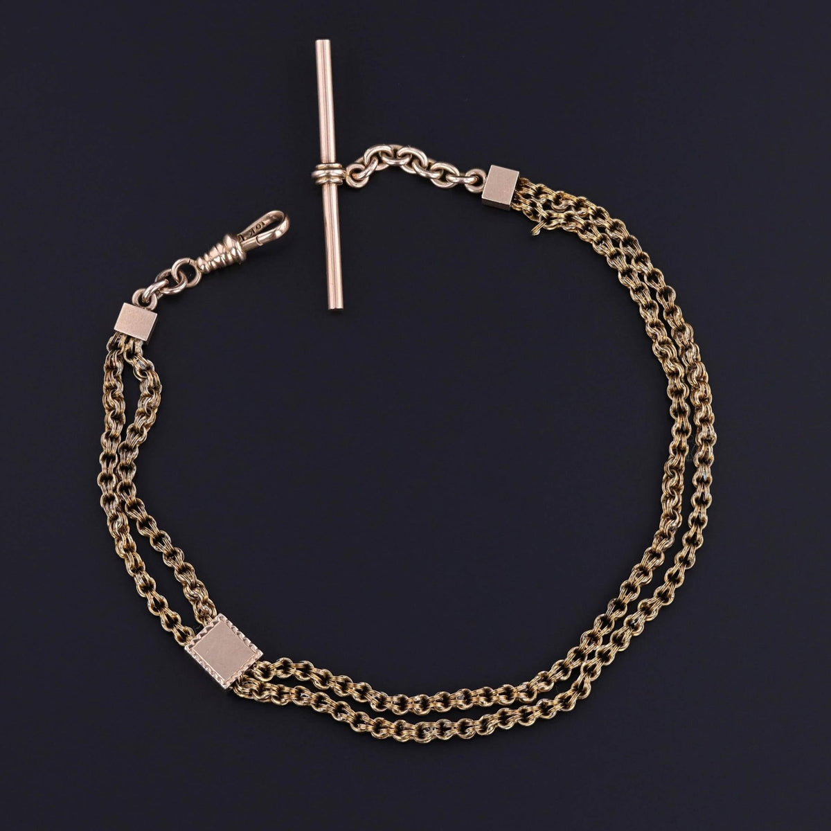 Antique Albert Watch Chain of 9ct Gold - Trademark Antiques