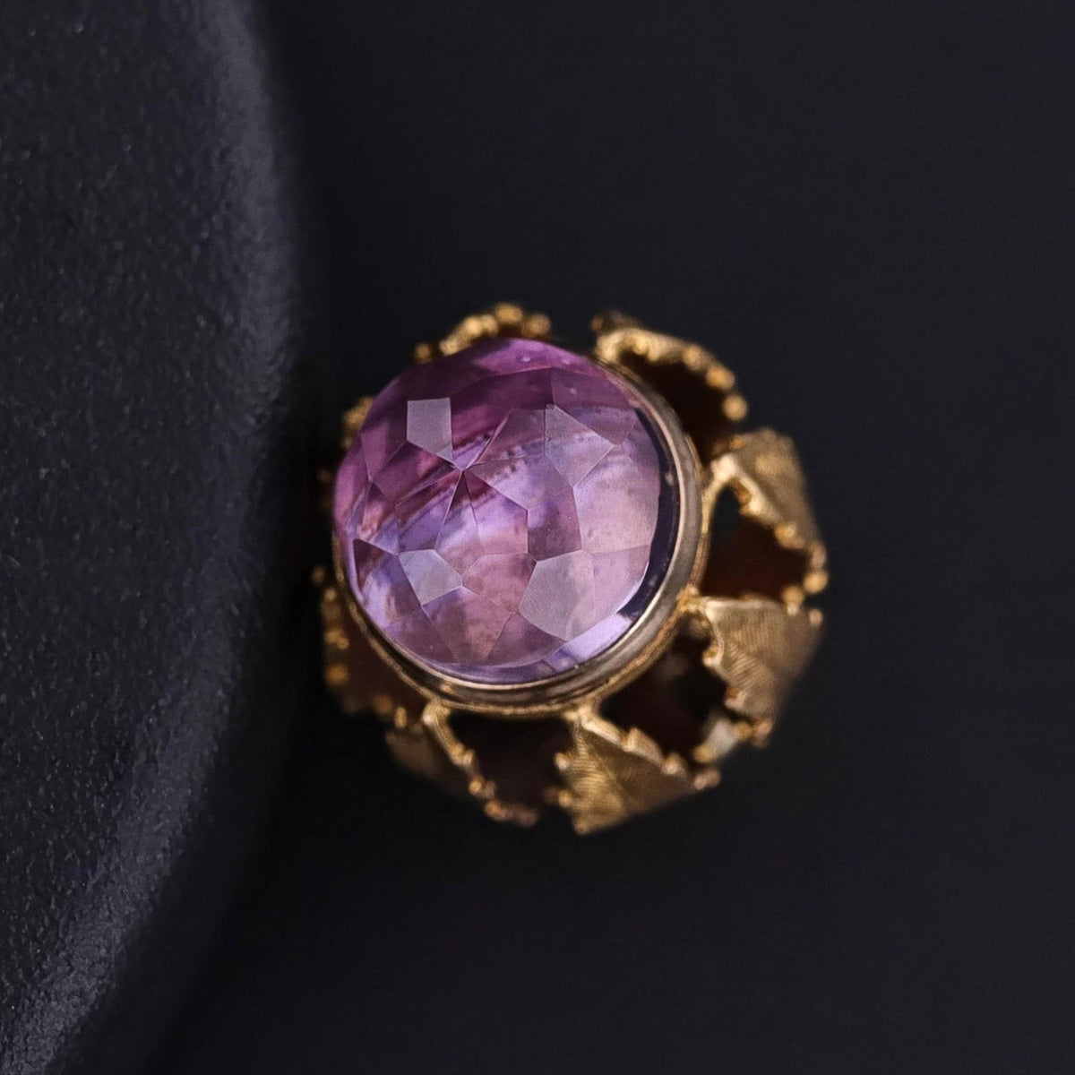Antique Amethyst Charm of 14k Gold - Trademark Antiques
