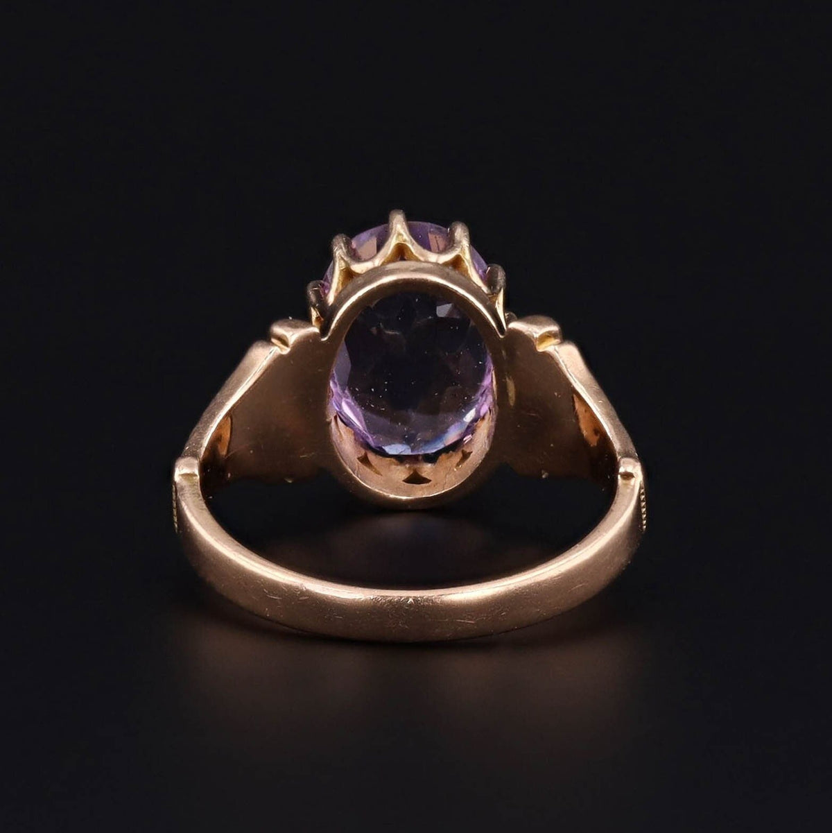 Antique Amethyst Ring of 14k Gold - Trademark Antiques