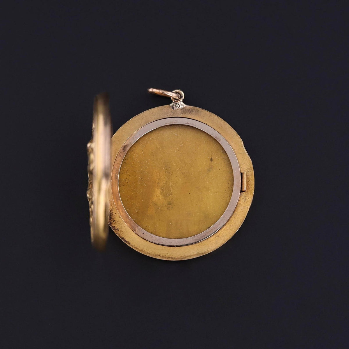 Antique Art Nouveau Lion Locket of 10k Gold - Trademark Antiques