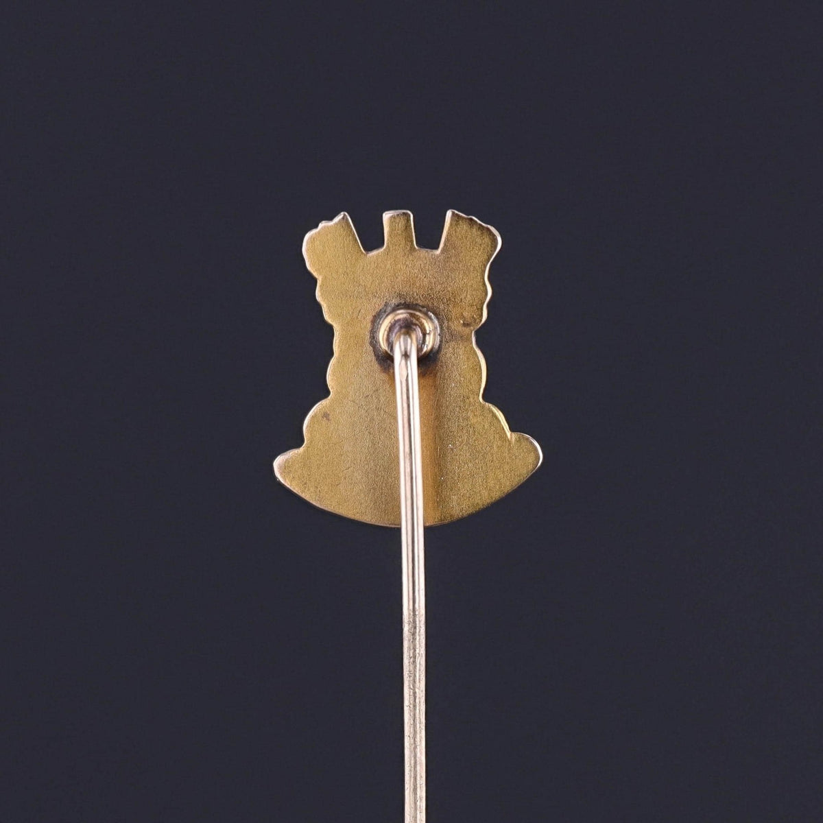 Antique Athena or Viking Stickpin of 14k Gold - Trademark Antiques