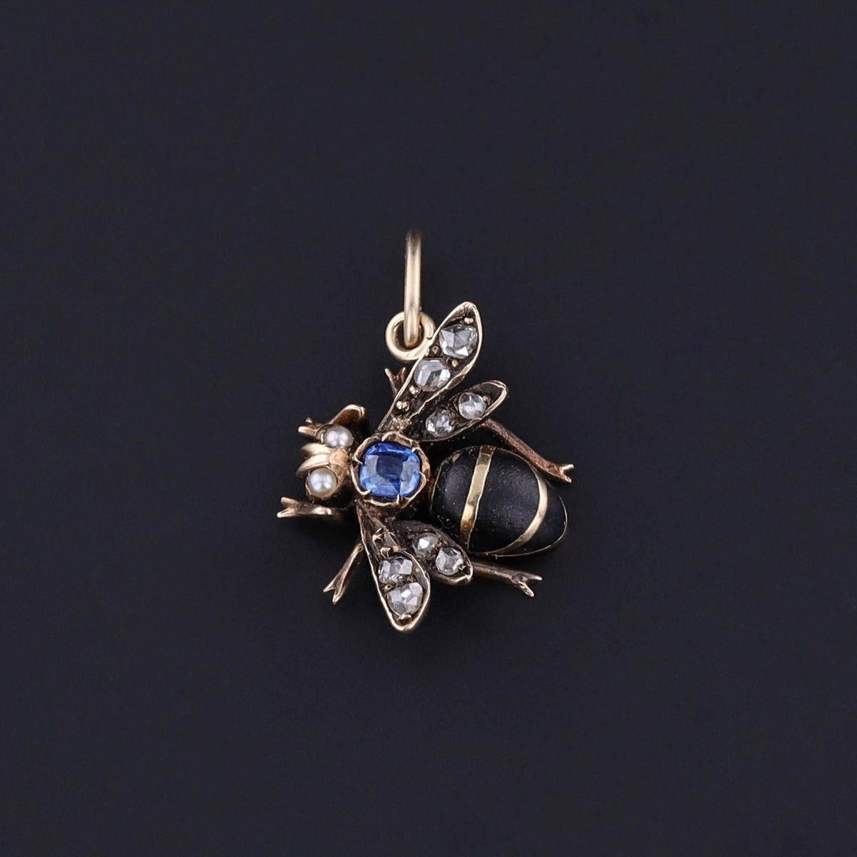 Antique Bee Charm of 14k Gold - Trademark Antiques