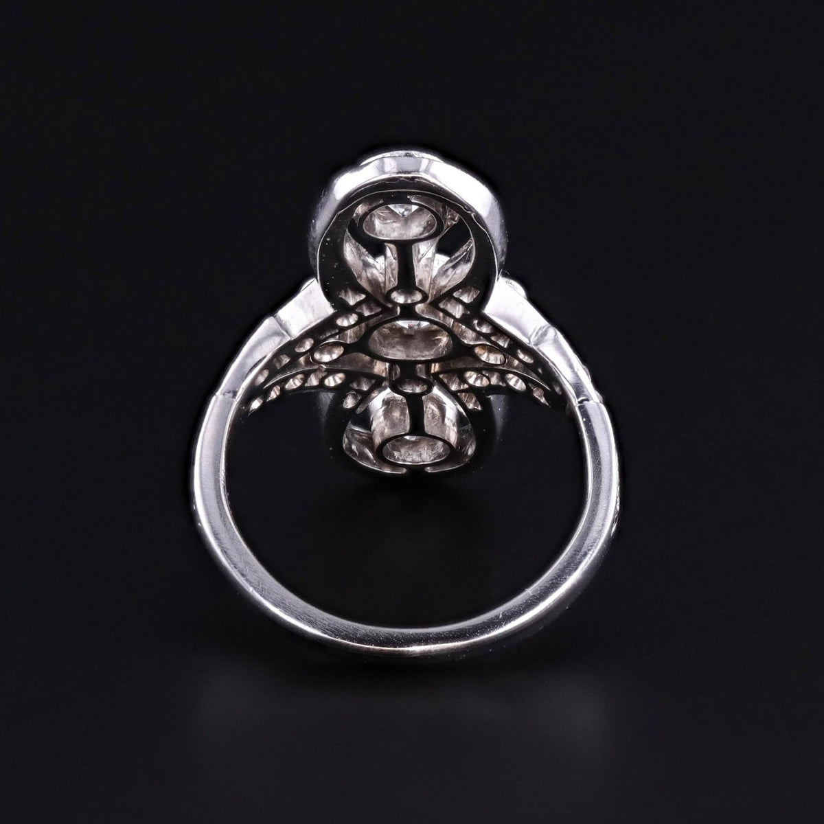 Antique Belle Epoque Diamond Ring of Platinum - Trademark Antiques