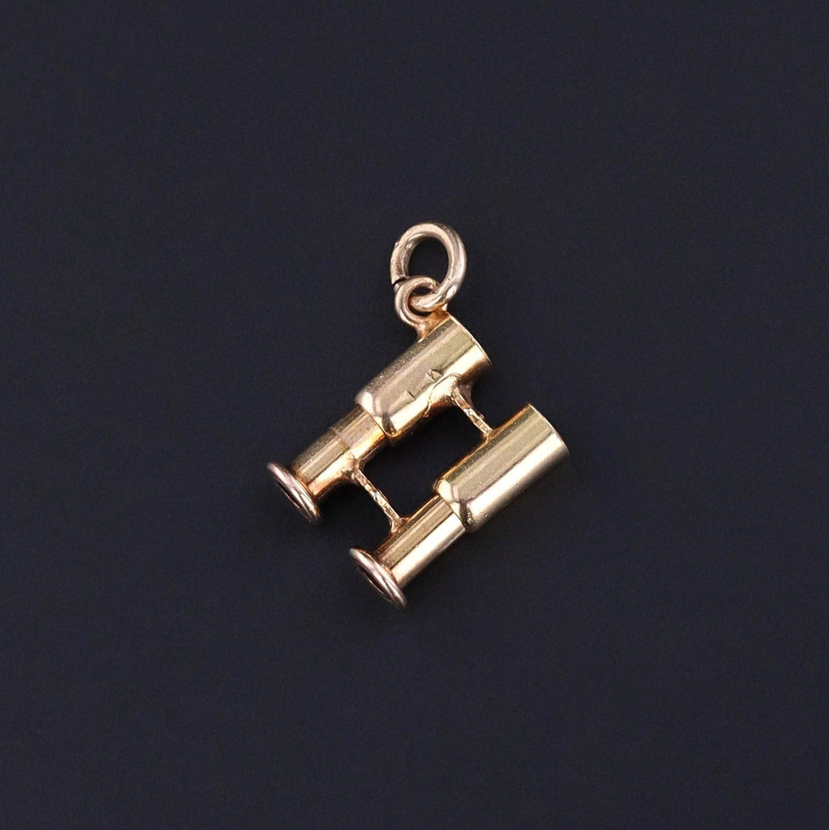 Antique Binoculars Charm of 10k Gold - Trademark Antiques