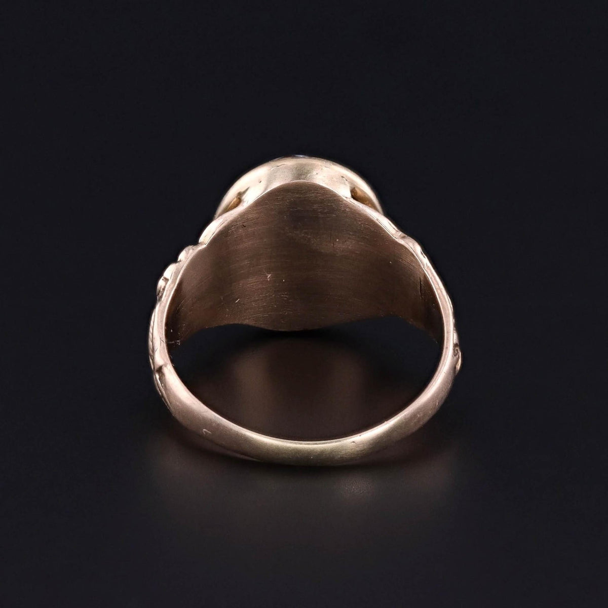 Antique Boulder Opal Flower Ring of 10k Gold - Trademark Antiques