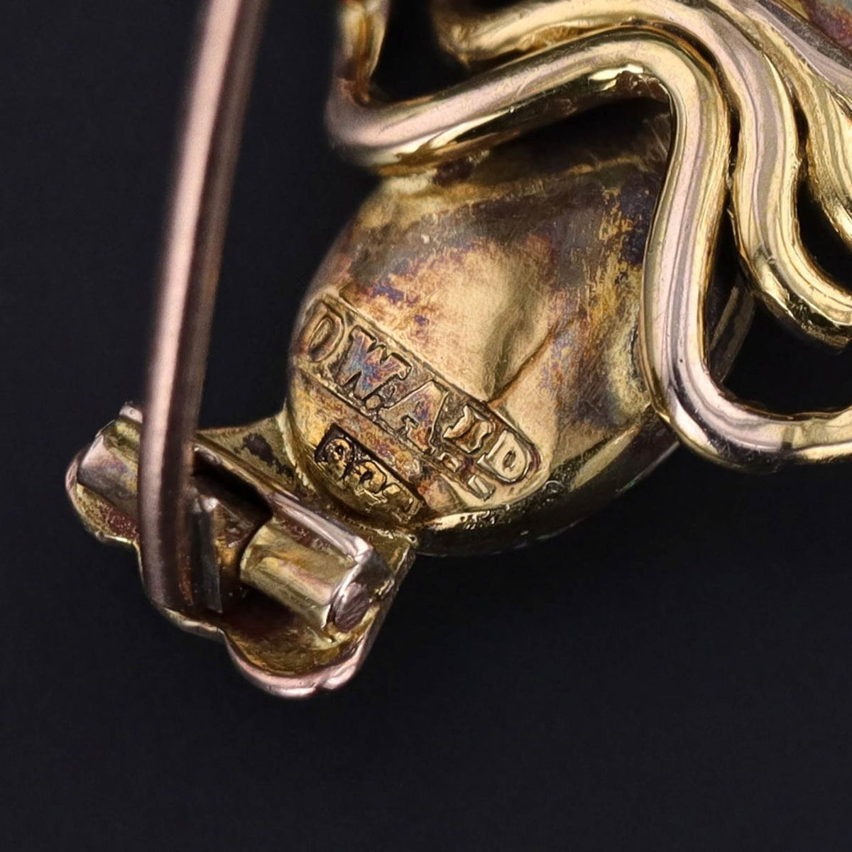 Antique Boulder Opal Lobster Brooch of 9ct Gold - Trademark Antiques