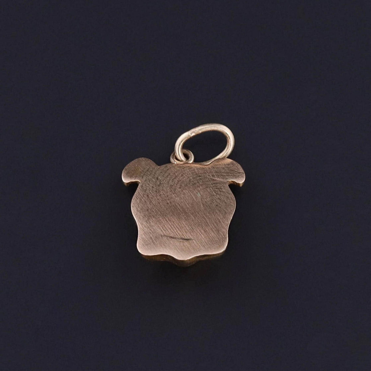 Antique Bulldog Charm of 14k Gold - Trademark Antiques