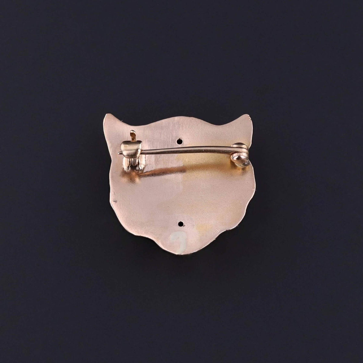 Antique Cat Brooch of 10k Gold - Trademark Antiques