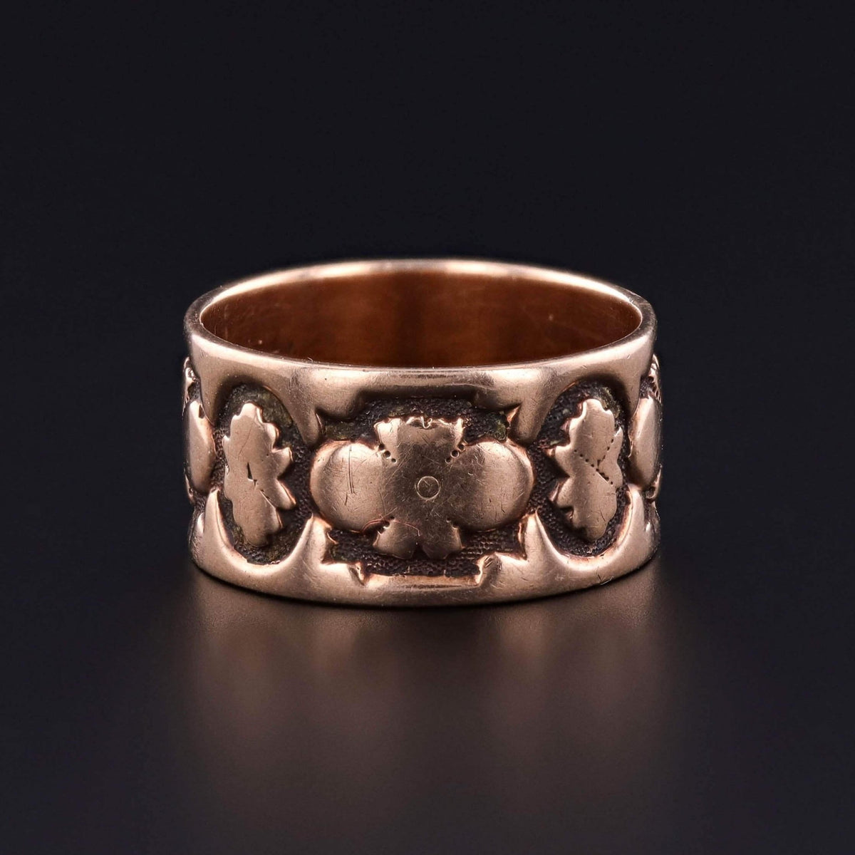 Antique Cigar Band of 10k Gold - Trademark Antiques