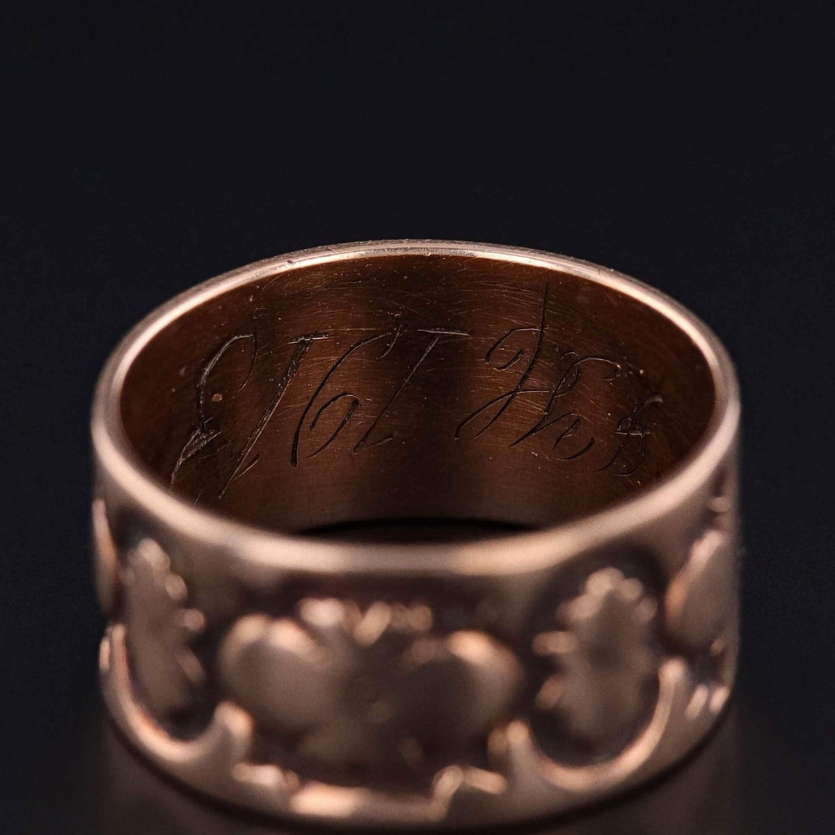 Antique Cigar Band of 10k Gold - Trademark Antiques