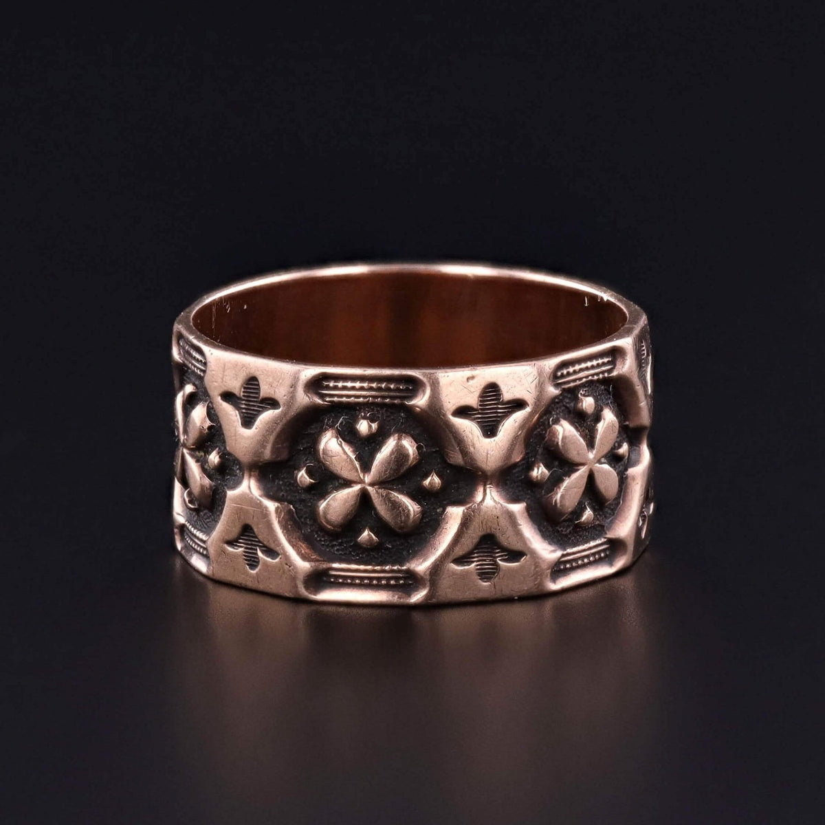 Antique Cigar Band of 8k Gold - Trademark Antiques