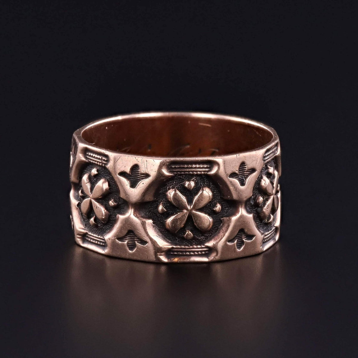 Antique Cigar Band of 8k Gold - Trademark Antiques
