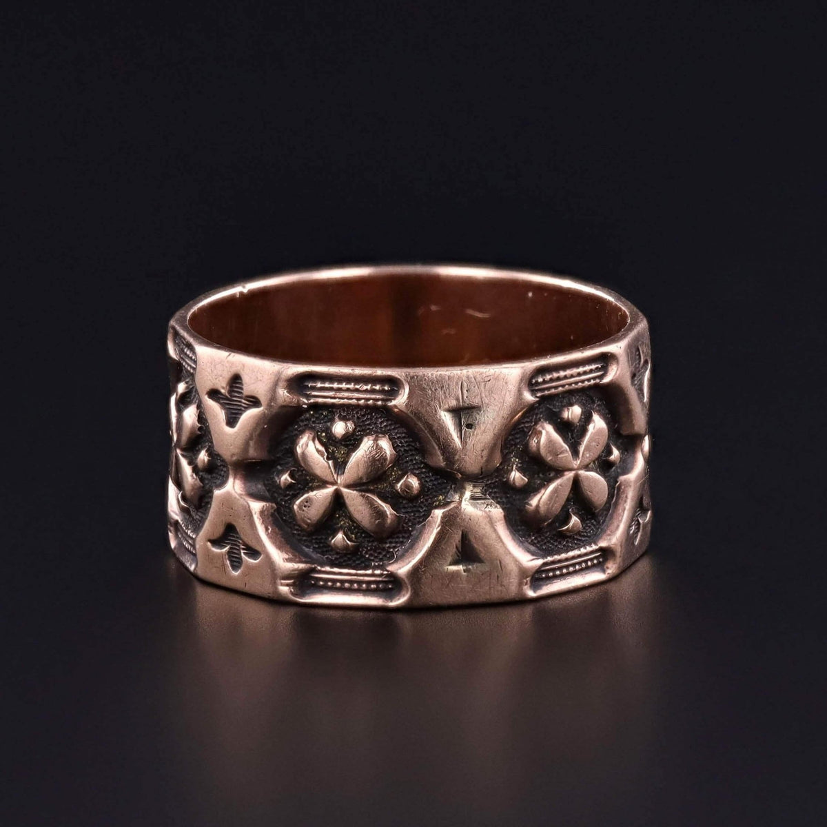 Antique Cigar Band of 8k Gold - Trademark Antiques