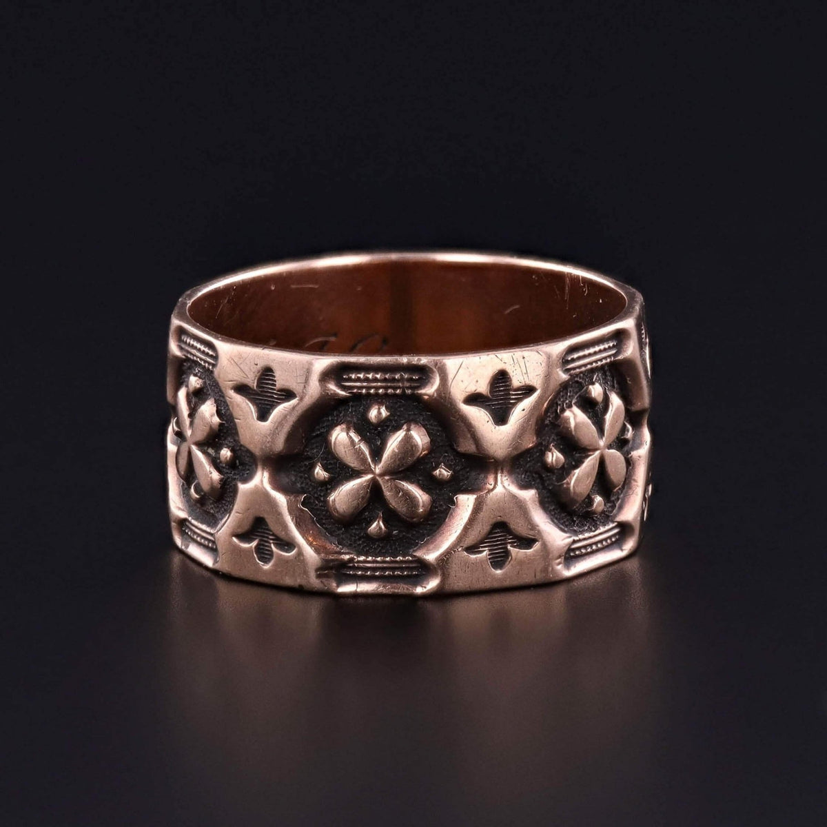 Antique Cigar Band of 8k Gold - Trademark Antiques