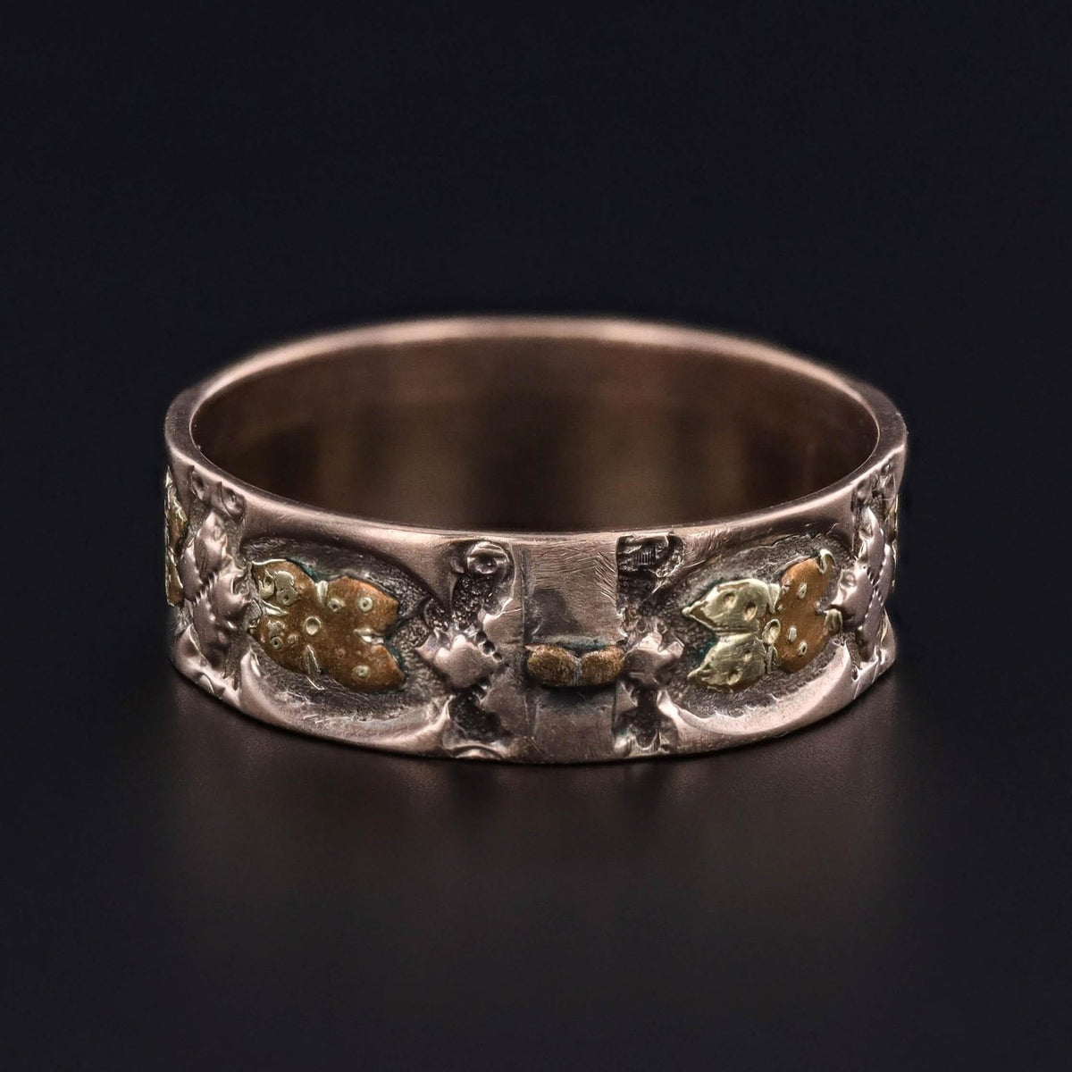 Antique Cigar Band of 9ct Gold - Trademark Antiques