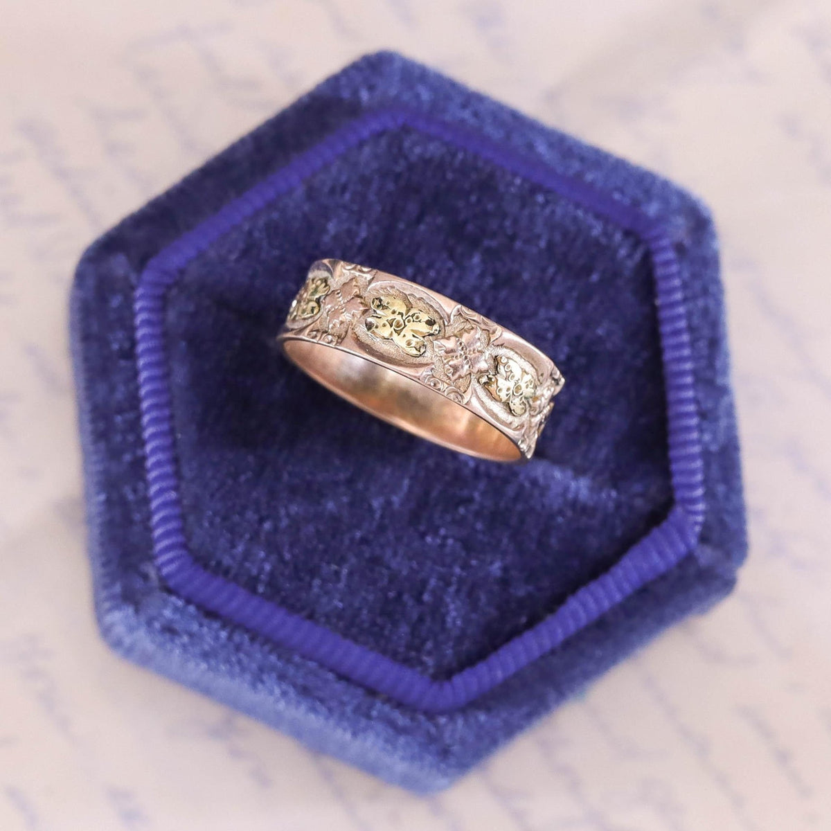 Antique Cigar Band of 9ct Gold - Trademark Antiques