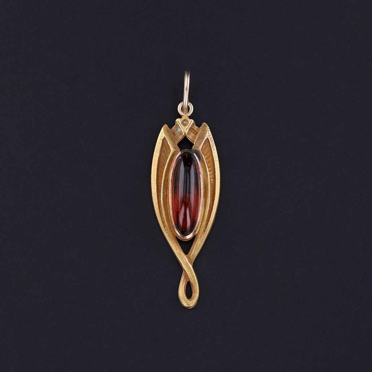 Antique Citrine Charm of 14k Gold - Trademark Antiques