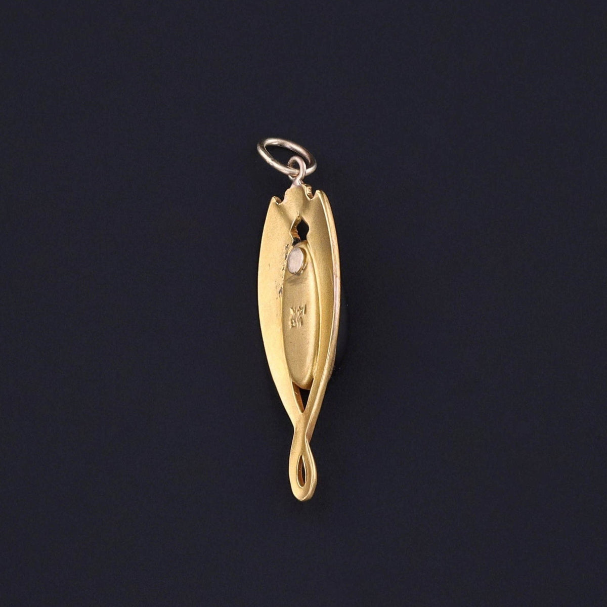 Antique Citrine Charm of 14k Gold - Trademark Antiques