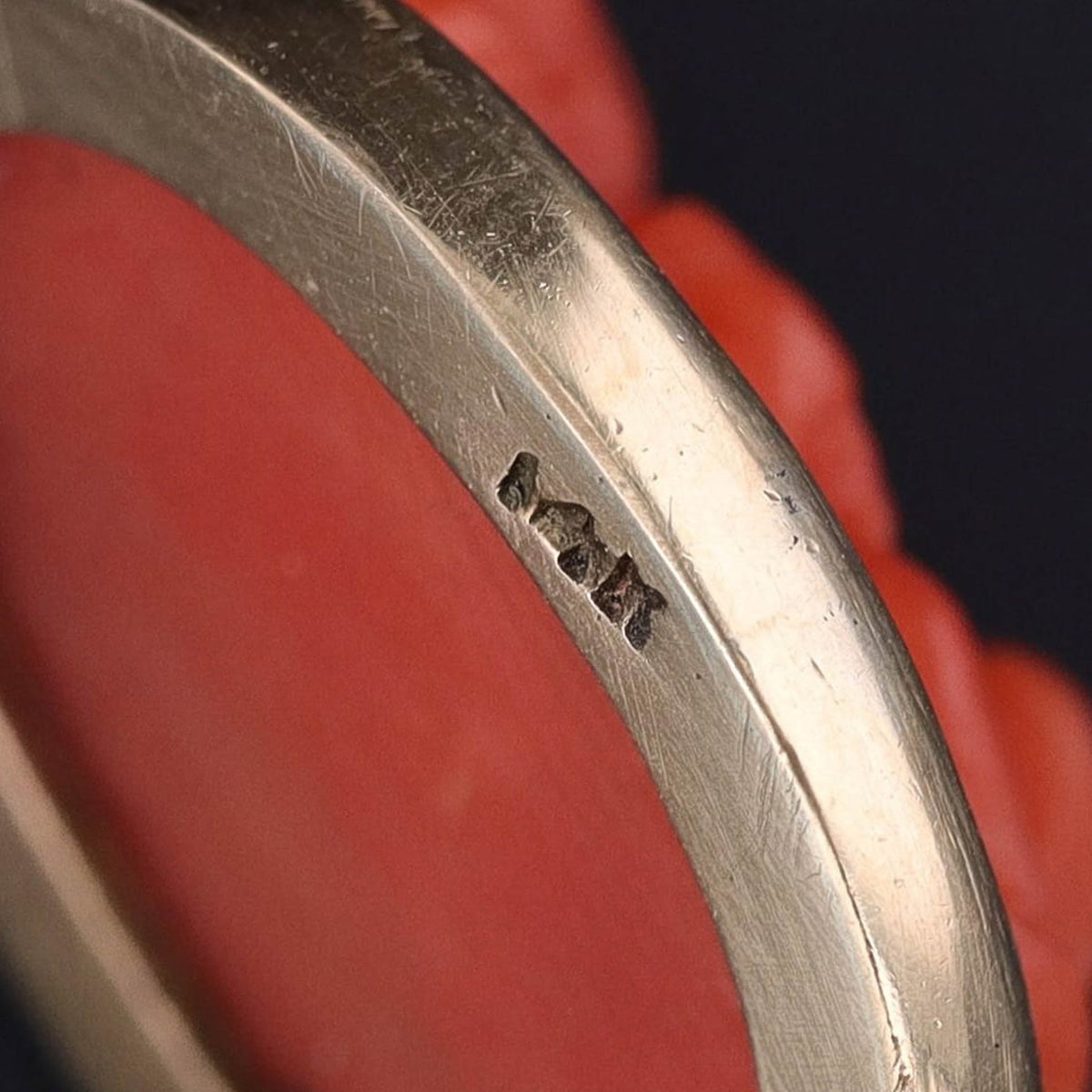 Antique Coral Cherub Pendant of 14k Gold - Trademark Antiques