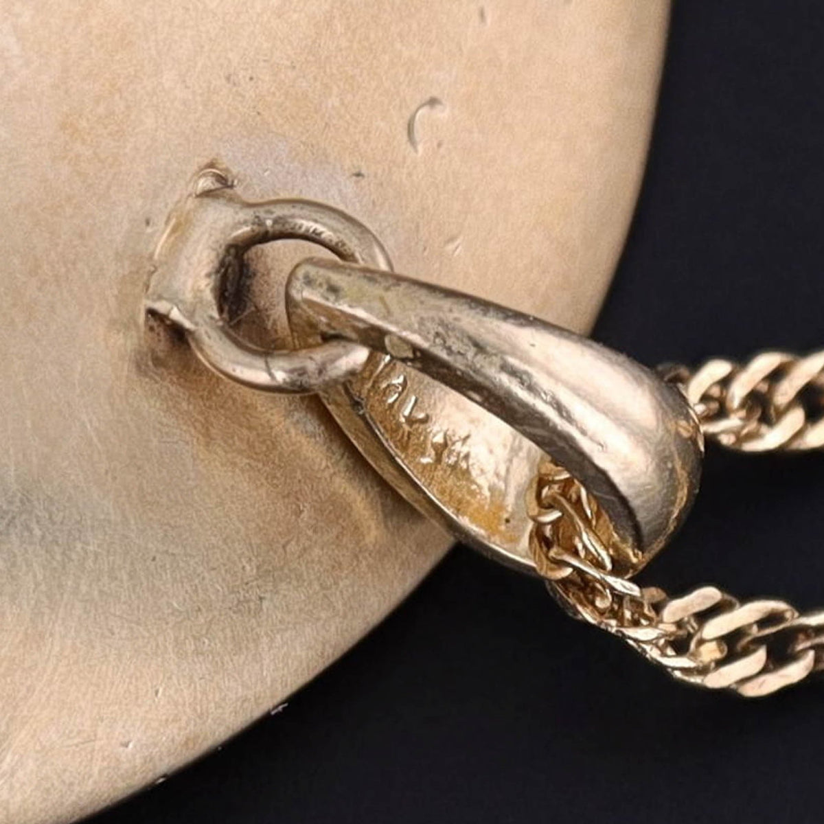 Antique Coral Hand Charm Holder Pendant of 14k Gold - Trademark Antiques