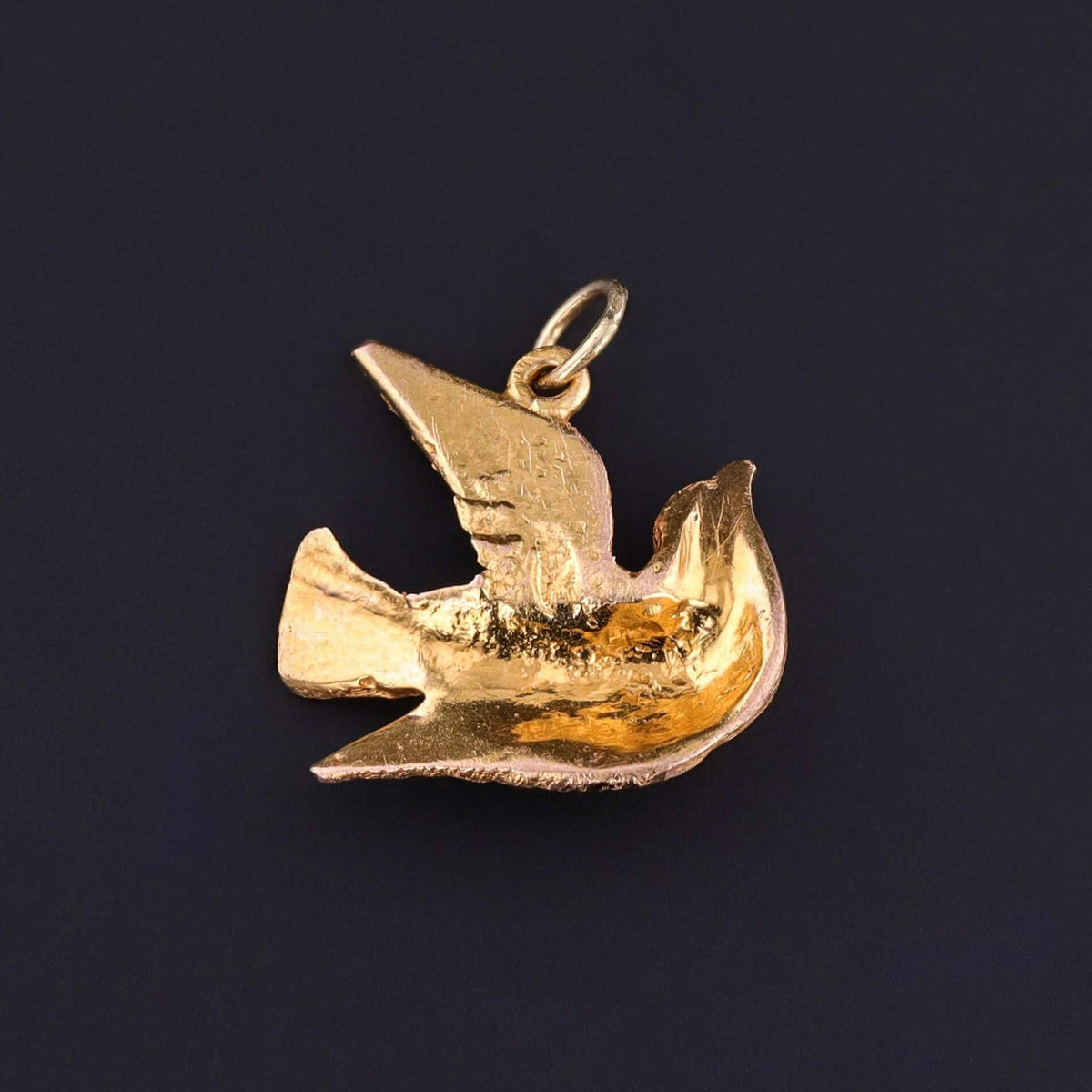Antique Diamond Bird Pendant of 15k Gold - Trademark Antiques