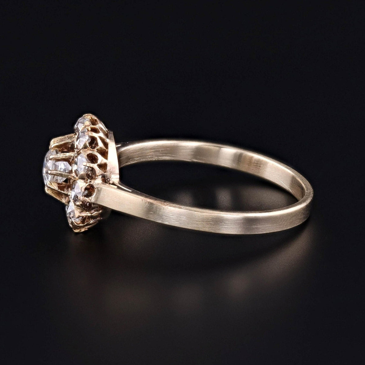 Antique Diamond Conversion Ring of 14k and 18k Gold - Trademark Antiques