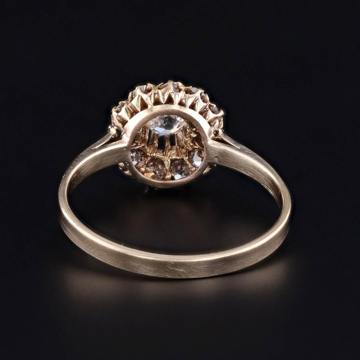 Antique Diamond Conversion Ring of 14k and 18k Gold - Trademark Antiques