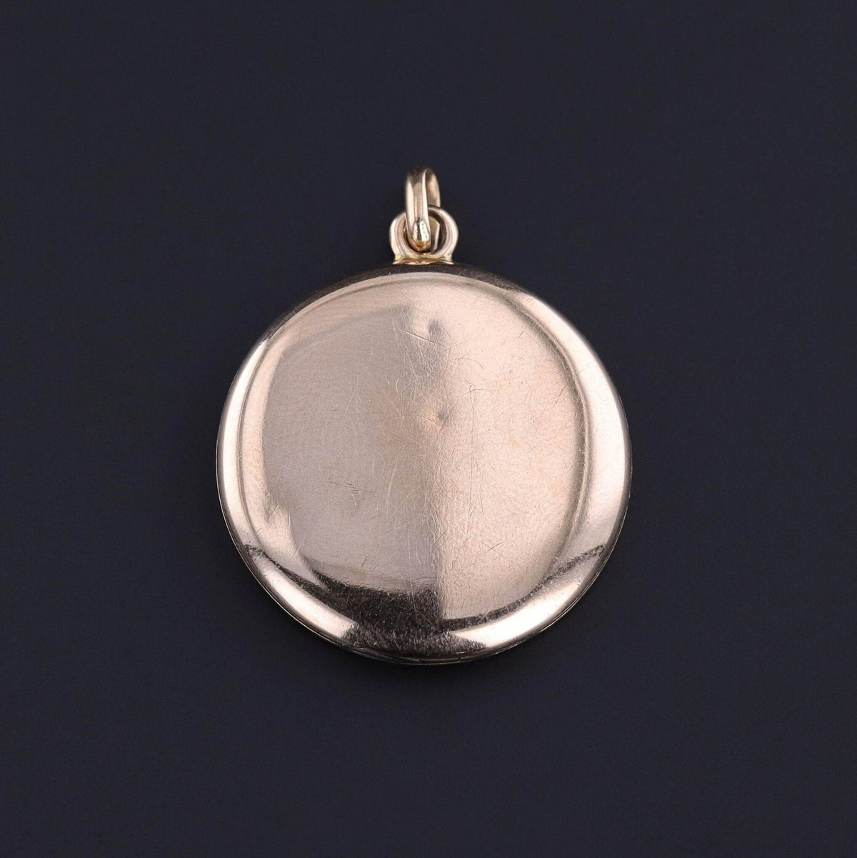 Antique Diamond Crescent Locket of 9ct Gold - Trademark Antiques