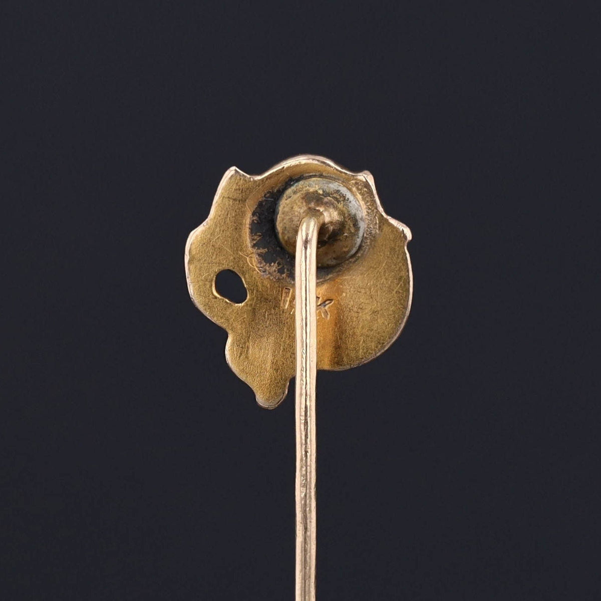 Antique Diamond Dragon Stickpin of 14k Gold - Trademark Antiques