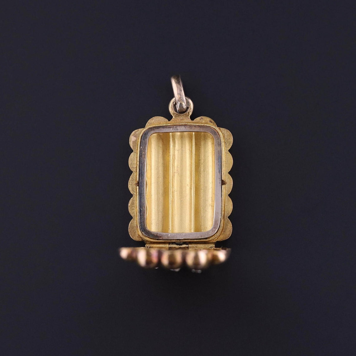 Antique Diamond Locket of 14k Gold - Trademark Antiques