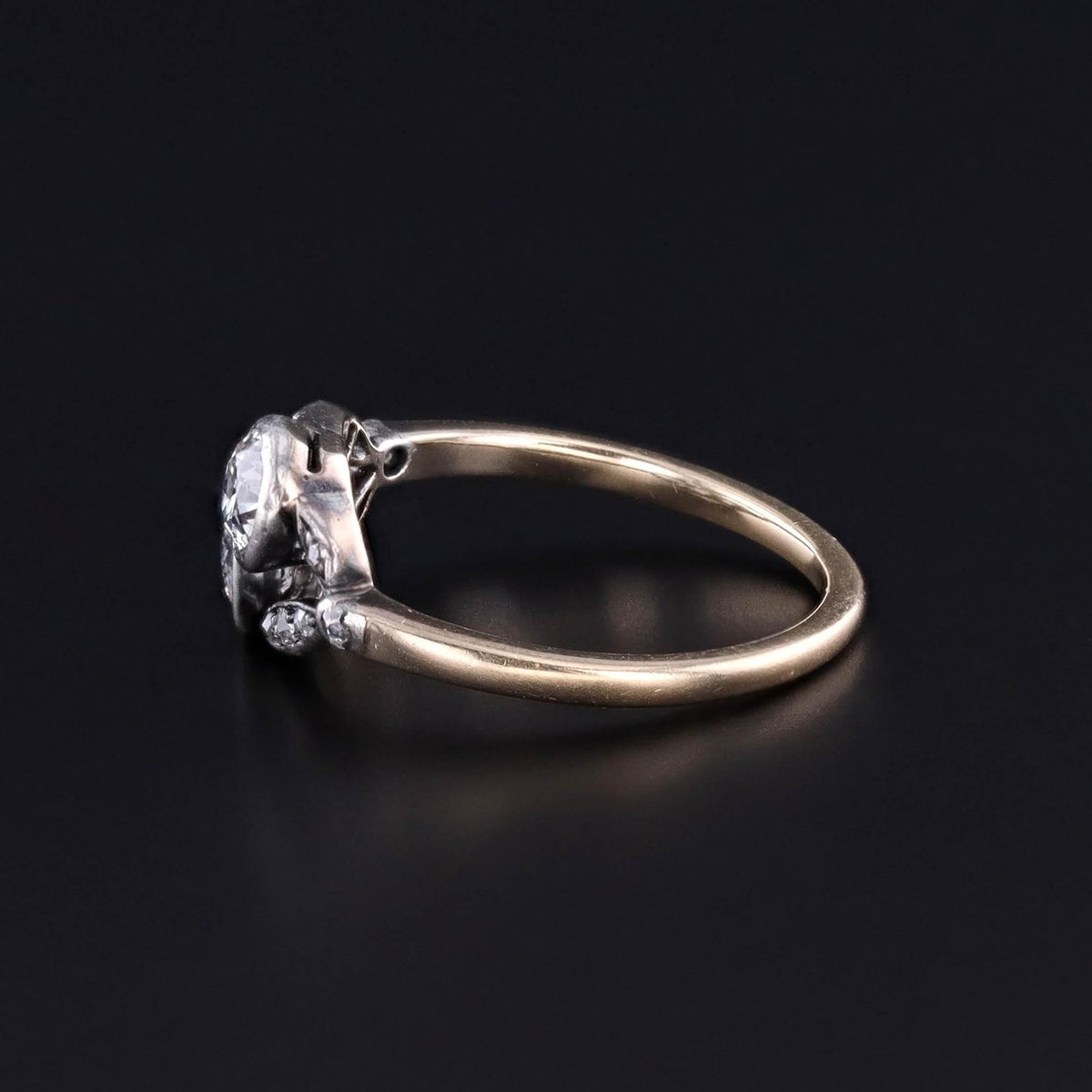 Antique Diamond Ring of 12ct Gold - Trademark Antiques