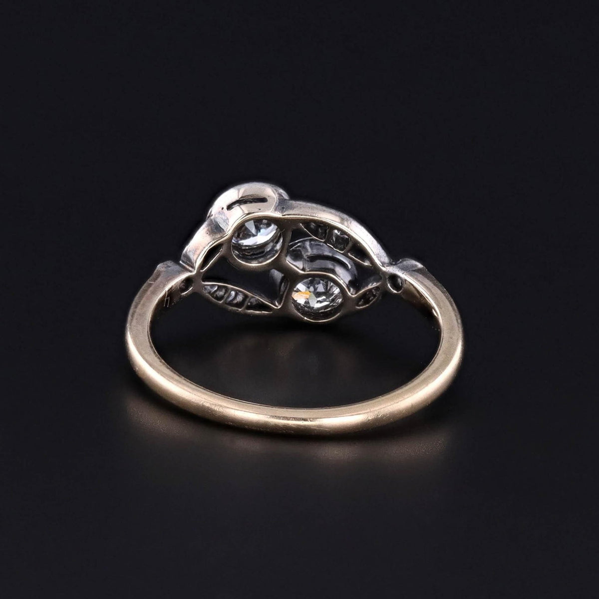 Antique Diamond Ring of 12ct Gold - Trademark Antiques