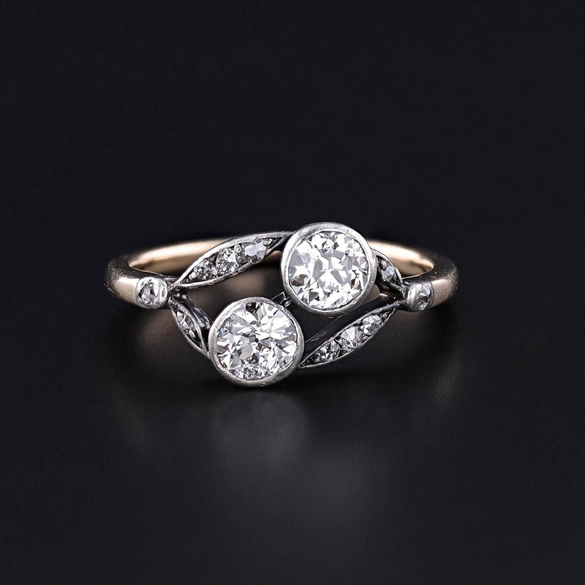 Antique Diamond Ring of 12ct Gold - Trademark Antiques