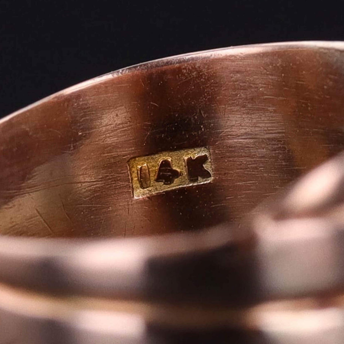 Antique Diamond Snake Ring of 9ct Gold - Trademark Antiques