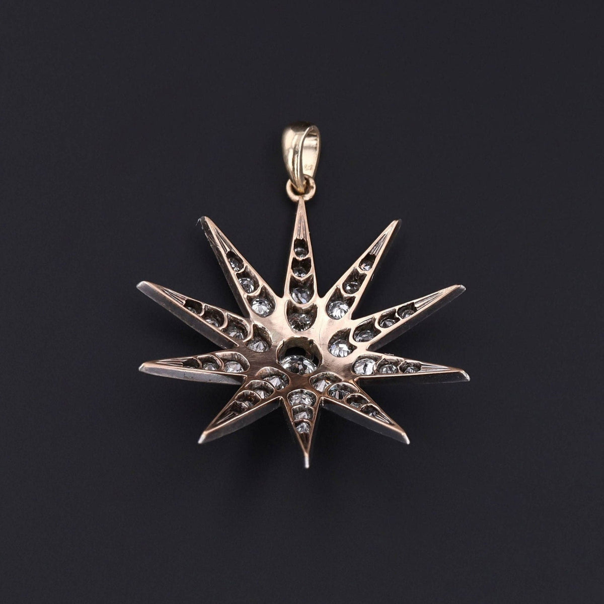 Antique Diamond Star Conversion Pendant - Trademark Antiques