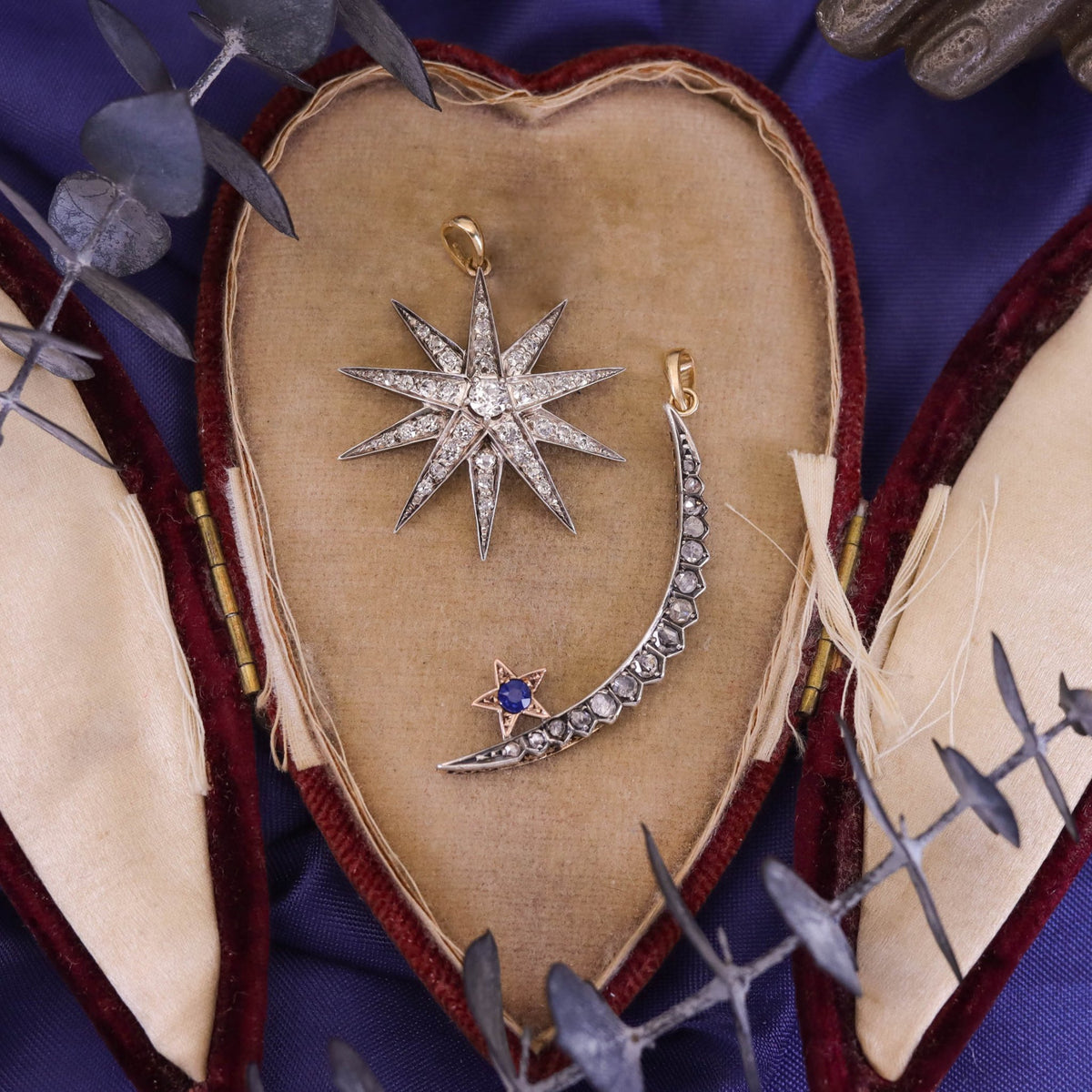 Antique Diamond Star Conversion Pendant - Trademark Antiques