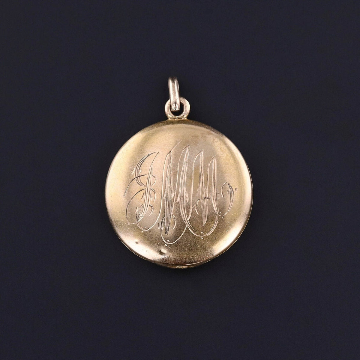 Antique Diamond Star Locket of 10k Gold - Trademark Antiques